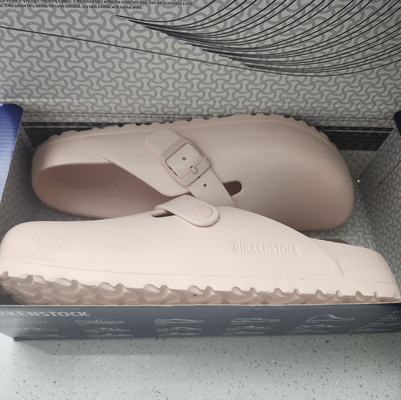 NWT Birkenstock Women's Boston EVA / Light Rose - Picture 2 of 7
